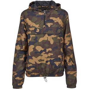 Urban Classics Camisola básica corta-vento mulher com capuz ajustável, fecho de correr frontal, cintura ajustável e bolsos dianteiros, cores diferentes, tamanhos X 5 X L, Multicolor (Camo de Urban Classics Camisola básica corta-vento mulher com capuz ajustável, fecho de correr frontal, cintura ajustável e bolsos dianteiros, cores diferentes, tamanhos X 5 X L, Multicolor (Camo de