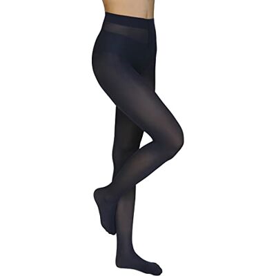 Annes styling Meias mulher faixa redutora mulher emagrecedora meias pretas mulher collants elegantes de microfibra macia e opacas 40 Den confortáveis resistentes e respiráveis, Azul Annes styling Meias mulher faixa redutora mulher emagrecedora meias pretas mulher collants elegantes de microfibra macia e opacas 40 Den confortáveis resistentes e respiráveis, Azul