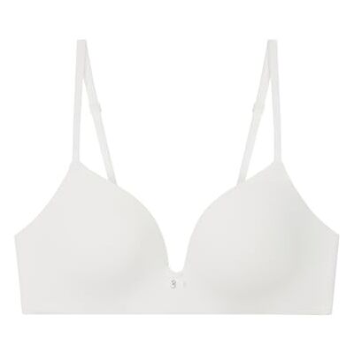 Women'secret Lovely Sutiã triangular microfibra branco sutiã para mulher, branco osso, 100 B Women'secret Lovely Sutiã triangular microfibra branco sutiã para mulher, branco osso, 100 B