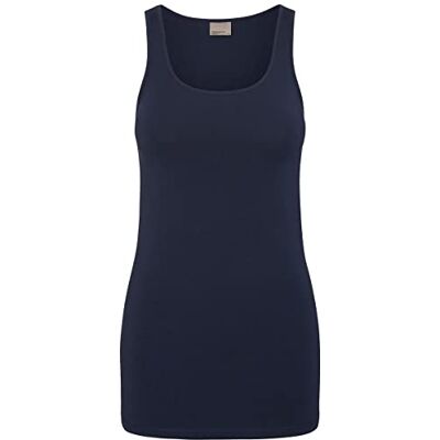 VERO MODA Vmmaxi My Soft UU Tank Top Noos T-shirt sem mangas de mulher (pack de 3), Black Iris VERO MODA Vmmaxi My Soft UU Tank Top Noos T-shirt sem mangas de mulher (pack de 3), Black Iris