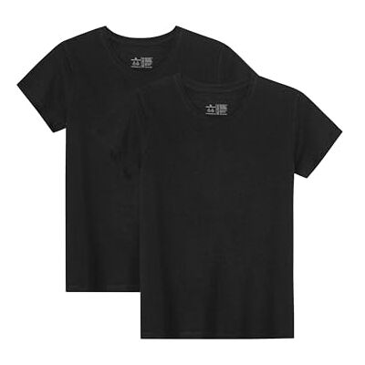 DANISH ENDURANCE T-shirt Mulher Algodão Orgânico, Decote Redondo ou Decote em V, 2 Pack T-shirts Mulher Manga Curta, T-shirts Manga Curta Mulher, T-shirts Básicas Mulher DANISH ENDURANCE T-shirt Mulher Algodão Orgânico, Decote Redondo ou Decote em V, 2 Pack T-shirts Mulher Manga Curta, T-shirts Manga Curta Mulher, T-shirts Básicas Mulher