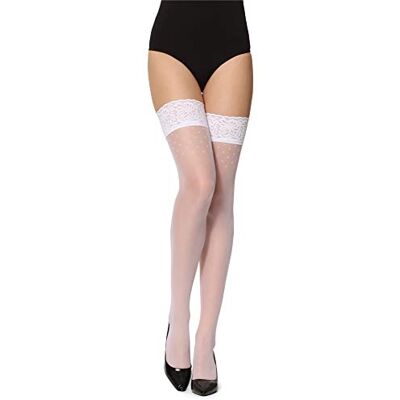 Merry Style Meias Autoadesivas Mulher 20 DEN GI1108, Branco Merry Style Meias Autoadesivas Mulher 20 DEN GI1108, Branco