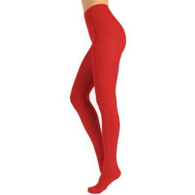 CALZITALY Meias De Inverno Meias Grossas Coloridas 80 Den M, L, XL, XXL, 3XL, 4XL Calcetaria Italiana, vermelho CALZITALY Meias De Inverno Meias Grossas Coloridas 80 Den M, L, XL, XXL, 3XL, 4XL Calcetaria Italiana, vermelho