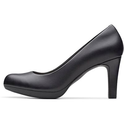 Clarks Adriel Viola Sapatos de salto com ponta fechada para mulher, preto (Black Leather 003), 35 UE Clarks Adriel Viola Sapatos de salto com ponta fechada para mulher, preto (Black Leather 003), 35 UE