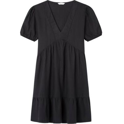 Springfield SPRINGFILED, mulher, vestido curto com renda inserida, preto, 34 Springfield SPRINGFILED, mulher, vestido curto com renda inserida, preto, 34