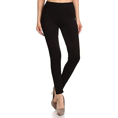 FUNGO Leggins mulher algodão leggings calças ioga mulher compridas leggings desportivas mulher leggings ioga mulher leggings algodão mulher fd, Preto FUNGO Leggins mulher algodão leggings calças ioga mulher compridas leggings desportivas mulher leggings ioga mulher leggings algodão mulher fd, Preto