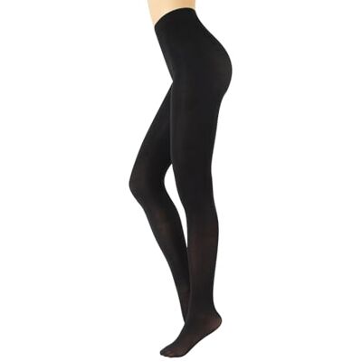 CALZITALY Collants Para Mulher, Meias De Algodão, 100 DEN, S, M, L, XL, Calcetaria Italiana, Preto CALZITALY Collants Para Mulher, Meias De Algodão, 100 DEN, S, M, L, XL, Calcetaria Italiana, Preto