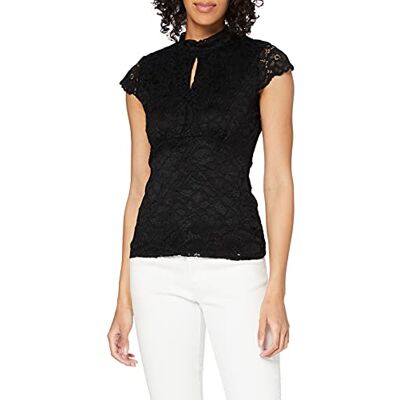 Morgan T-shirt Dentelle Dnema T-shirt para mulher, Preto Morgan T-shirt Dentelle Dnema T-shirt para mulher, Preto