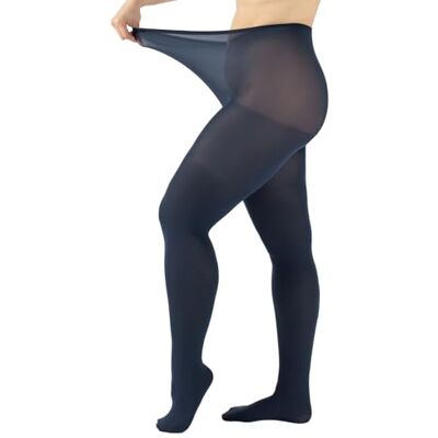 CALZITALY Curvy Meias Opacas, Collants Tamanhos Grandes, Curvy, 60 DEN, L, XL, 2XL, 3XL, 4XL, Meias Italianas , Azul e rosa: CALZITALY Curvy Meias Opacas, Collants Tamanhos Grandes, Curvy, 60 DEN, L, XL, 2XL, 3XL, 4XL, Meias Italianas , Azul e rosa: