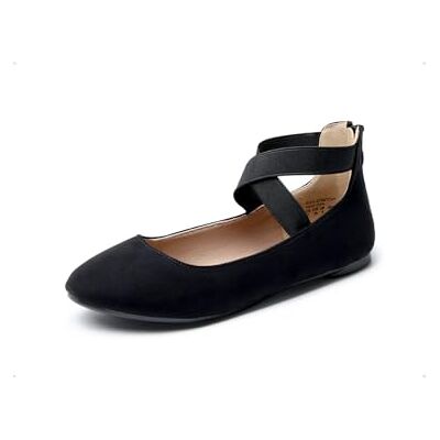 DREAM PAIRS Dançarinas mulher sapatos rasos confortável ballet flats com correia de tornozelo preta Sole_Stretchy-E tamanho 36 (EUR) DREAM PAIRS Dançarinas mulher sapatos rasos confortável ballet flats com correia de tornozelo preta Sole_Stretchy-E tamanho 36 (EUR)
