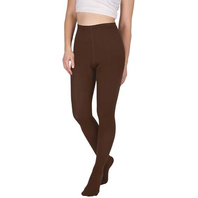 Sesto Senso Meias de microfibra 80 DeN opacas coloridas roupa mulher 80 DeN, Café Sesto Senso Meias de microfibra 80 DeN opacas coloridas roupa mulher 80 DeN, Café
