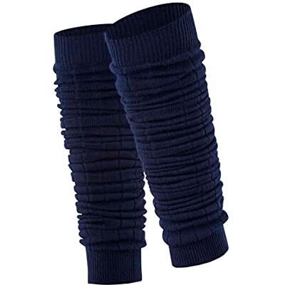 ESPRIT Mulher Rib aquecedor de pernas respirável regulação do clima neutralização de odores lã punhos largos quentes canelados opacos para braços e pernas 1 par, Azul e rosa: ESPRIT Mulher Rib aquecedor de pernas respirável regulação do clima neutralização de odores lã punhos largos quentes canelados opacos para braços e pernas 1 par, Azul e rosa: