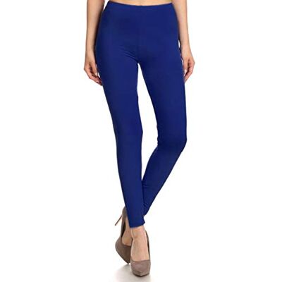 FUNGO Leggins mulher algodão leggings calças ioga mulher compridas leggings desportivas mulher leggings ioga mulher leggings algodão mulher fd, Azul escuro FUNGO Leggins mulher algodão leggings calças ioga mulher compridas leggings desportivas mulher leggings ioga mulher leggings algodão mulher fd, Azul escuro