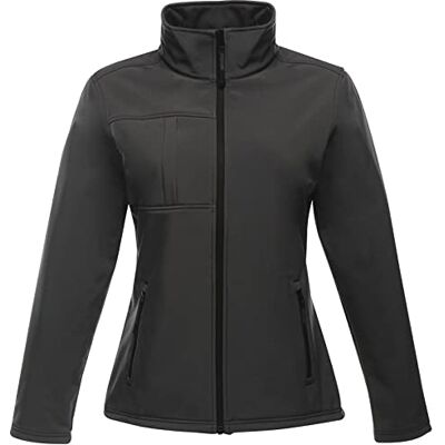 Regatta Octagon II casaco Softshell de membrana de 3 camadas, mulher, cinzento (Seal Grey/Black), 42 Regatta Octagon II casaco Softshell de membrana de 3 camadas, mulher, cinzento (Seal Grey/Black), 42