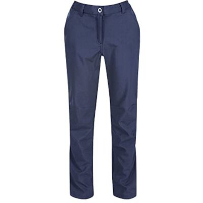 Regatta Fenton Water Repellent and Wind Resistant Softshell Short Leg Calças de mulher, Marinha, XXS Regatta Fenton Water Repellent and Wind Resistant Softshell Short Leg Calças de mulher, Marinha, XXS