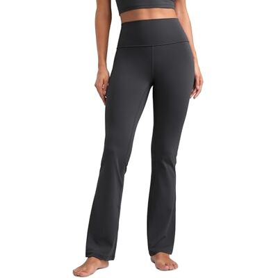 CRZ YOGA Mulheres Butterluxe cintura alta leggings sinos perna larga com bolso ioga casual 74/79/81/85 cm, Cinzento misterioso, 38 CRZ YOGA Mulheres Butterluxe cintura alta leggings sinos perna larga com bolso ioga casual 74/79/81/85 cm, Cinzento misterioso, 38
