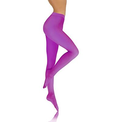 Sesto Senso Meias de microfibra opacas coloridas roupa mulher 40 DEN, Violeta roxa azálea Sesto Senso Meias de microfibra opacas coloridas roupa mulher 40 DEN, Violeta roxa azálea