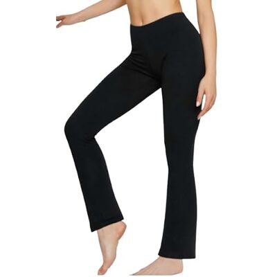 JADEA Leggings de camisola de pata calças de inverno art. 4369, Preto, XL JADEA Leggings de camisola de pata calças de inverno art. 4369, Preto, XL