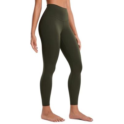 CRZ YOGA Calça legging feminina Butterluxe, de ioga de cintura alta, macias e elásticas, opacas para desporto e ginásio 64cm/71cm CRZ YOGA Calça legging feminina Butterluxe, de ioga de cintura alta, macias e elásticas, opacas para desporto e ginásio 64cm/71cm