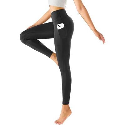 Yogaration Leggings desportivas mulher macias, leggings desportivas push-up cintura alta, leggings calças ioga opacas elásticas com bolsos pour Gym, corrida, ginásio, pilates Yogaration Leggings desportivas mulher macias, leggings desportivas push-up cintura alta, leggings calças ioga opacas elásticas com bolsos pour Gym, corrida, ginásio, pilates