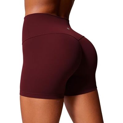 CRZ YOGA Calções Levantamento Glúteos Mulheres Butterlift 10cm Sem Costura Frontal Yoga Cintura Alta CRZ YOGA Calções Levantamento Glúteos Mulheres Butterlift 10cm Sem Costura Frontal Yoga Cintura Alta