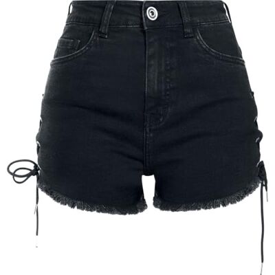 Urban Classics Ladies Denim Lace Up Skirt saia para mulher Urban Classics Ladies Denim Lace Up Skirt saia para mulher