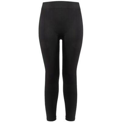 CALZITALY Calças térmicas de lã marinho, malha térmica para homem e mulher, roupa interior térmica, calças de lã Made IN Italy, Preto CALZITALY Calças térmicas de lã marinho, malha térmica para homem e mulher, roupa interior térmica, calças de lã Made IN Italy, Preto