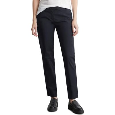 Marc O'Polo Marc OPolo feminino chinês de tecido elástico Slim fit, Thunder Blue Marc O'Polo Marc OPolo feminino chinês de tecido elástico Slim fit, Thunder Blue