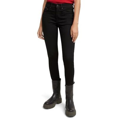 G-STAR RAW G-Star Mulheres 3301 Skinny Calças de ganga, Preto (Pitch Black ), 28 W/30 L G-STAR RAW G-Star Mulheres 3301 Skinny Calças de ganga, Preto (Pitch Black ), 28 W/30 L
