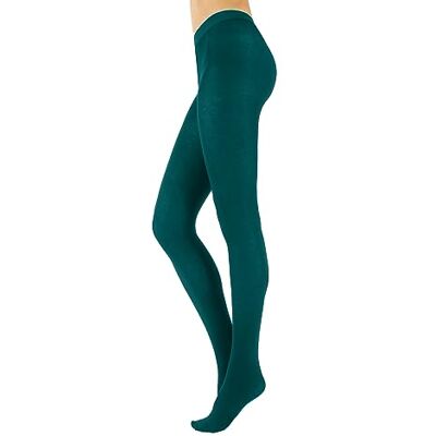 CALZITALY Leotardos de lã para mulher, meias de caxemira, 150 Den S, M, L, XL, XXL, 3XL, 4XL meias italianas, Verde misterioso CALZITALY Leotardos de lã para mulher, meias de caxemira, 150 Den S, M, L, XL, XXL, 3XL, 4XL meias italianas, Verde misterioso