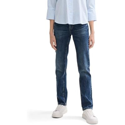 Tom Tailor 202212 Alexa Straight Jeans para mulher, Azul e rosa:, 30 W/30 L Tom Tailor 202212 Alexa Straight Jeans para mulher, Azul e rosa:, 30 W/30 L