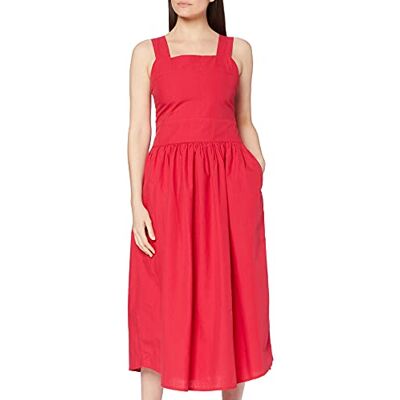 Kings of Indigo Xena Vestido para mulher, Vermelho e preto, S Kings of Indigo Xena Vestido para mulher, Vermelho e preto, S