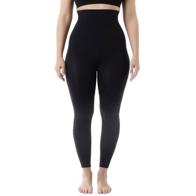 Farmacell 133 (Black, XL/2XL) Leggings mulher corte alto anticelulite massagem, Made in Italy Farmacell 133 (Black, XL/2XL) Leggings mulher corte alto anticelulite massagem, Made in Italy