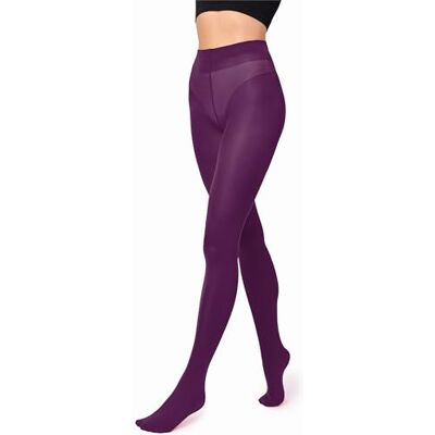 Merry Style Meias coloridas para mulher, microfibra, 40 DEN, Violeta Merry Style Meias coloridas para mulher, microfibra, 40 DEN, Violeta