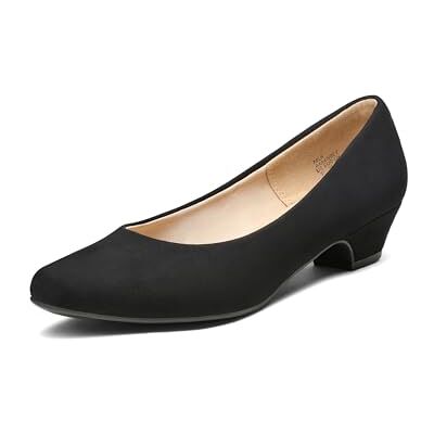 DREAM PAIRS Sapatos salto vestir mulher, camurça/preto, 39 DREAM PAIRS Sapatos salto vestir mulher, camurça/preto, 39