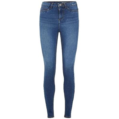 Noisy May NMJen Mulher Jeans Azul Skinny, Azul escuro, 30 W/34 L Noisy May NMJen Mulher Jeans Azul Skinny, Azul escuro, 30 W/34 L
