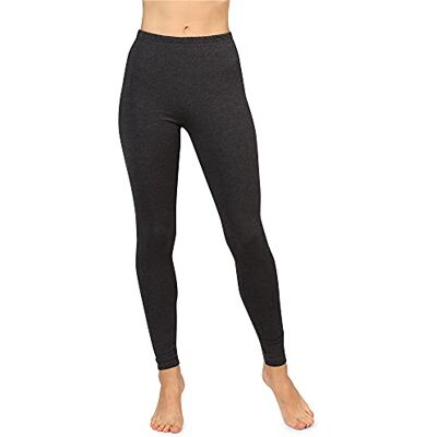 Bellivalini Leggings compridas de algodão para mulher BLV50-155, Mistura escura, S Bellivalini Leggings compridas de algodão para mulher BLV50-155, Mistura escura, S