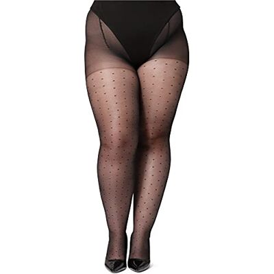 Bellivalini Meias Panty mulher 20 DEN BLV-1128 (preto, 3XL) Bellivalini Meias Panty mulher 20 DEN BLV-1128 (preto, 3XL)