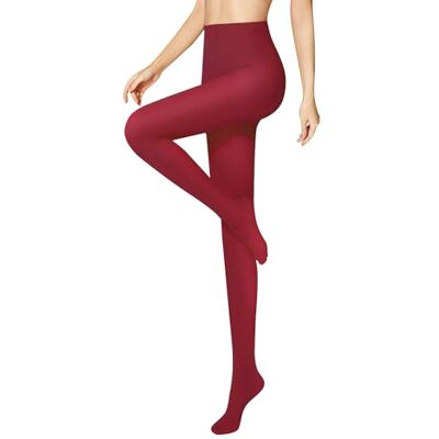 Libella 50 DEN meias de mulher semi-opacas resistentes ao rasgo e sem pressões cintura confortável meias finas material macio 27227, Ameixa Libella 50 DEN meias de mulher semi-opacas resistentes ao rasgo e sem pressões cintura confortável meias finas material macio 27227, Ameixa