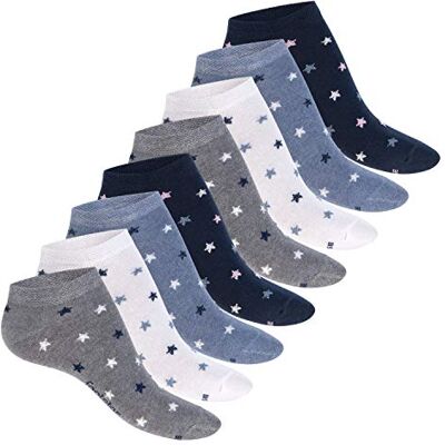 Footstar Meias curtas opacas, femininas, Vaqueiro Footstar Meias curtas opacas, femininas, Vaqueiro
