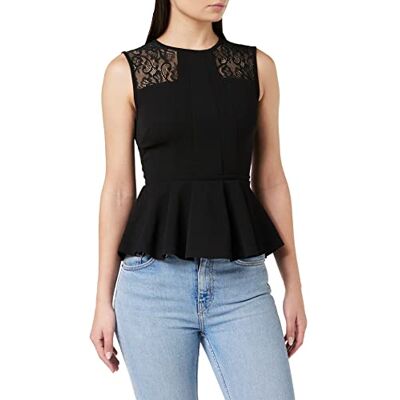 Morgan T-shirt para mulher, Preto (Noir Noir), L Morgan T-shirt para mulher, Preto (Noir Noir), L