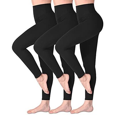 SINOPHANT Leggings de Desporto para Mulher de Cintura Alta, Leggings de Controlo de Abdômen Opacas, Elásticas, Leggings Mulher para Vestir, Suaves como a Manteiga, S-M SINOPHANT Leggings de Desporto para Mulher de Cintura Alta, Leggings de Controlo de Abdômen Opacas, Elásticas, Leggings Mulher para Vestir, Suaves como a Manteiga, S-M