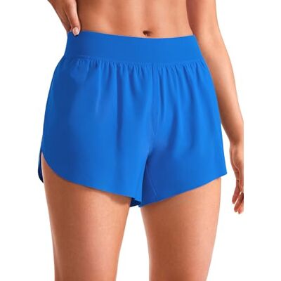 CRZ YOGA Mulheres Calções Desportivos Cintura Média Running Fitness Leve Shorts CRZ YOGA Mulheres Calções Desportivos Cintura Média Running Fitness Leve Shorts
