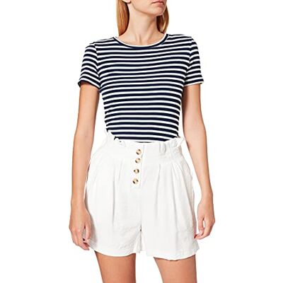 Sparkz Taila Shorts Short para mulher Branco e ouro Sparkz Taila Shorts Short para mulher Branco e ouro