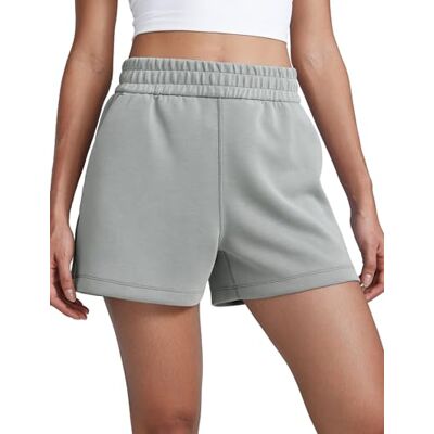 CRZ YOGA SoftAura Calções de suor de cintura alta mulheres casual SoftAura, Cintura Alta, Textura Terciopelo, Modal, Suave, Casual, con Bolsillos, para Mujer CRZ YOGA SoftAura Calções de suor de cintura alta mulheres casual SoftAura, Cintura Alta, Textura Terciopelo, Modal, Suave, Casual, con Bolsillos, para Mujer