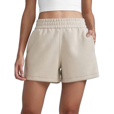 CRZ YOGA SoftAura Calções de suor de cintura alta mulheres casual SoftAura, Cintura Alta, Textura Terciopelo, Modal, Suave, Casual, con Bolsillos, para Mujer CRZ YOGA SoftAura Calções de suor de cintura alta mulheres casual SoftAura, Cintura Alta, Textura Terciopelo, Modal, Suave, Casual, con Bolsillos, para Mujer