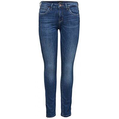 ONLY Onlkendell Reg Ankle Skinny Fit Calças de ganga para mulher, Medium Blue Denim, 27 W/34 L ONLY Onlkendell Reg Ankle Skinny Fit Calças de ganga para mulher, Medium Blue Denim, 27 W/34 L