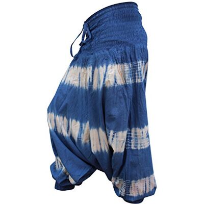 SHOPOHOLIC FASHION Hippy Calças largas Tie-Dye Harém, calças largas, Novo Tie Dye 2, Talla única SHOPOHOLIC FASHION Hippy Calças largas Tie-Dye Harém, calças largas, Novo Tie Dye 2, Talla única