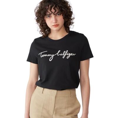 Tommy Hilfiger Mulher, Preto e vinho:, XXS Tommy Hilfiger Mulher, Preto e vinho:, XXS