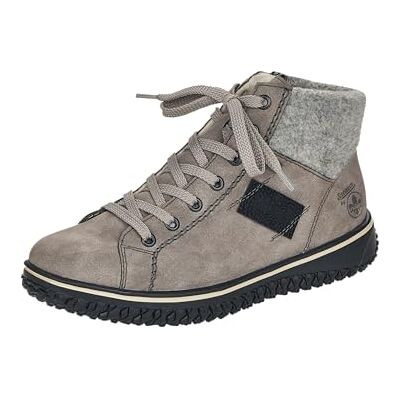 Rieker Z4230, Botas de mulher, cinzento (cinzento/fog/schwarz 40), UE 40 Rieker Z4230, Botas de mulher, cinzento (cinzento/fog/schwarz 40), UE 40